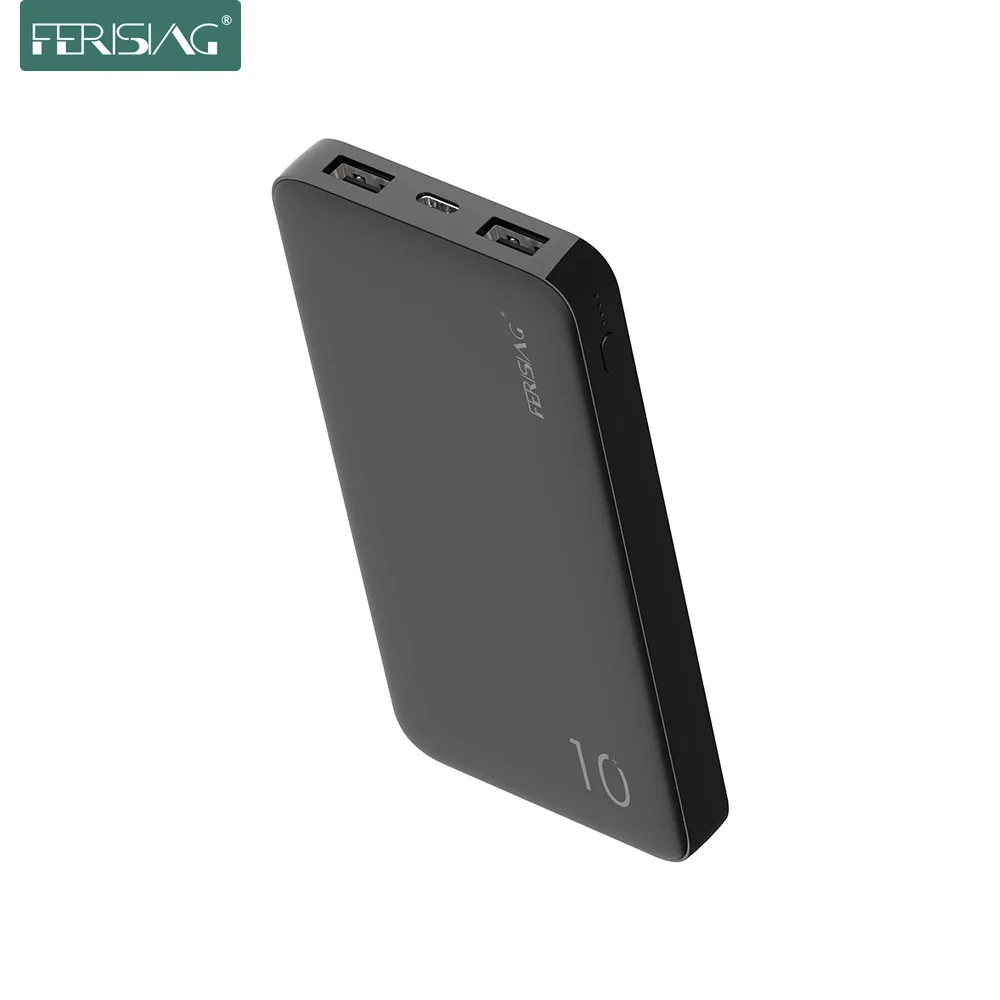 FERISING Type C Power Bank 10000mAh Portable Charger For Samsung Xiaomi mi External Battery Powerbank 10000 mAh Poverbank Phone