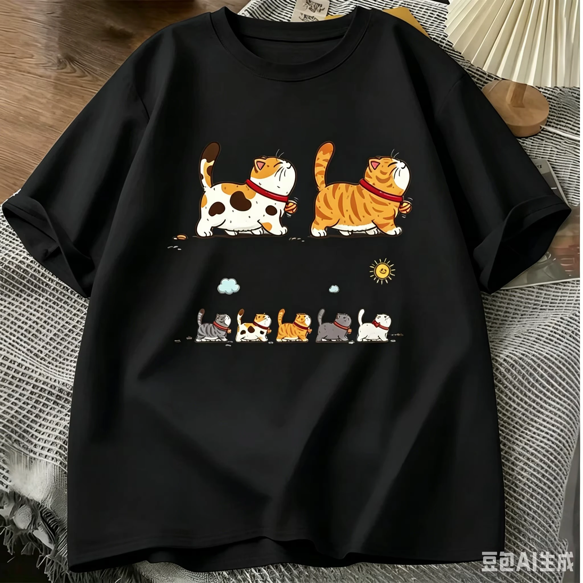 Men's 100% Cotton Summer T-Shirt 