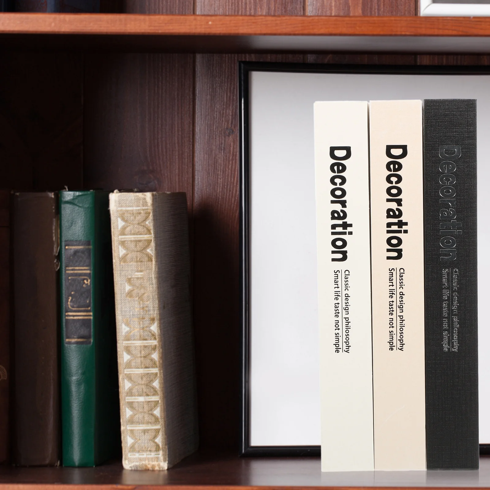 3 Pcs Imitation Book Decoration Room Retro Model Modern Paper Jam Desktop Office Homesteading Books