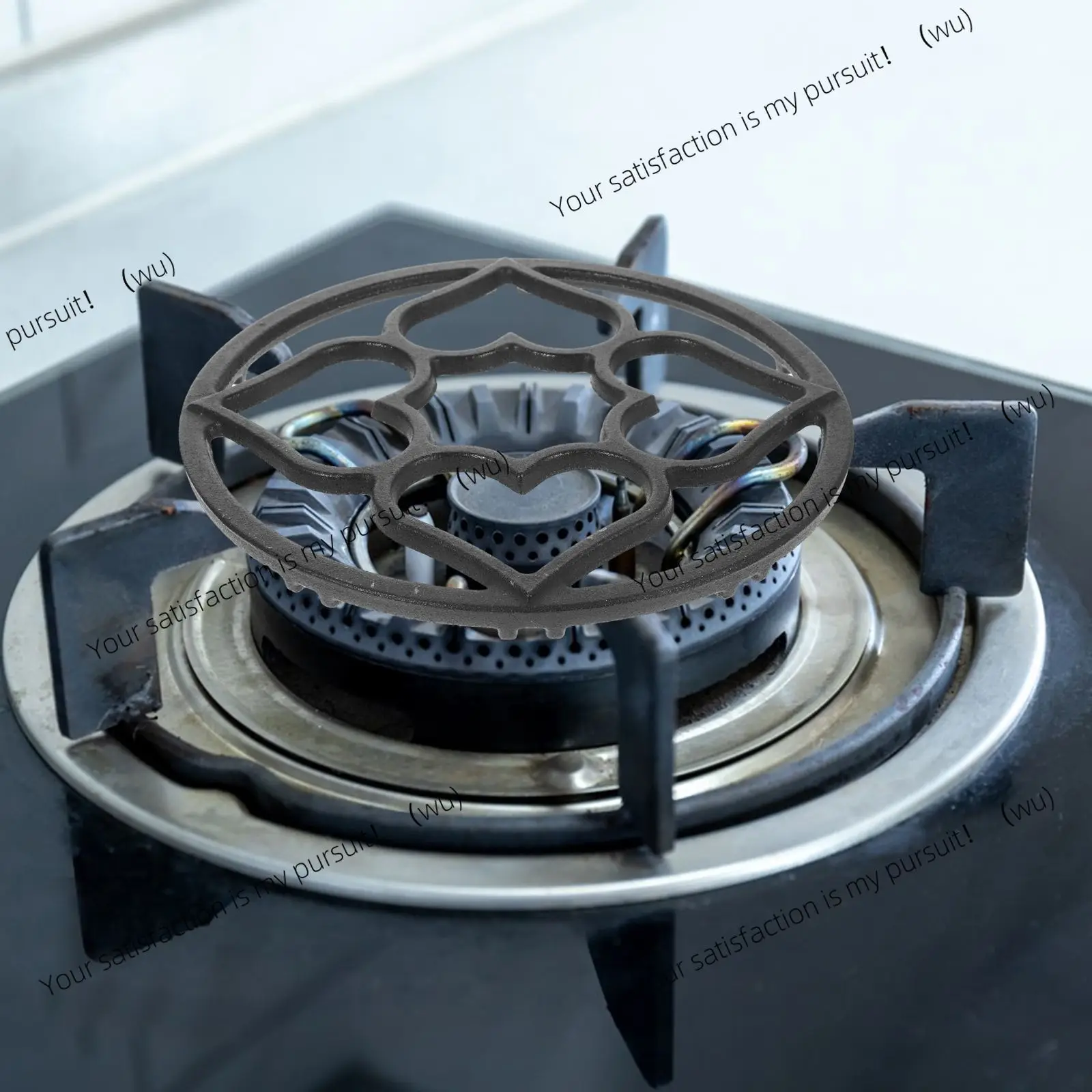 Round iron pot ring pot holder, stove accessories, gas stove utensils, non-slip pot holder