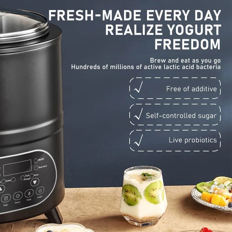 Intelligent Yogurt Machine 8L 12L Household Yogurt Maker Natto Rice Wine Fermenter Machine