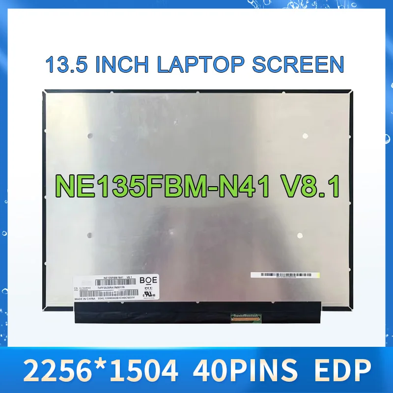 

13.5" For Acer Swift 3 SF313-52 SF313-53 Laptop Display LCD LED Screen NE135FBM-N41 V8.1 EDP 40Pins 2256x1504 ips Swift 3 N19H3