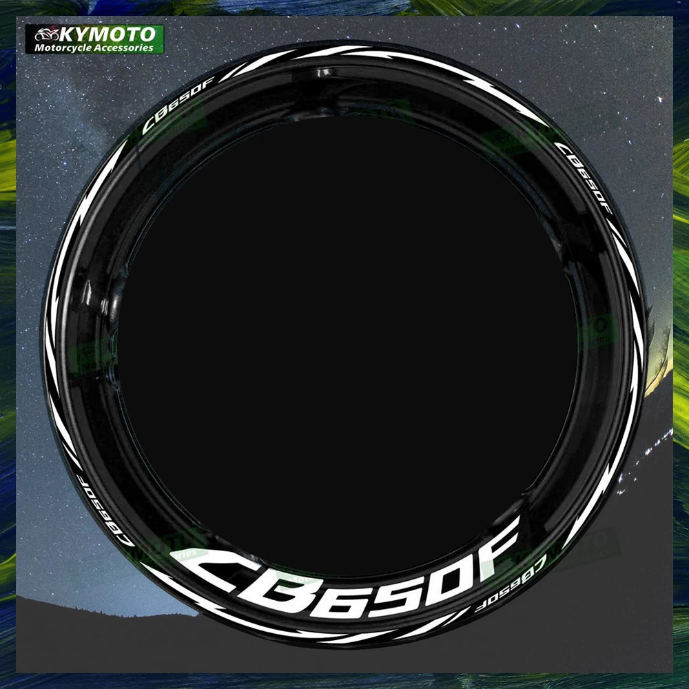 For Honda CB650F CB 650F reflective motorcycle front and rear wheels 17 inch stickers hub stripes fairing accessories decals