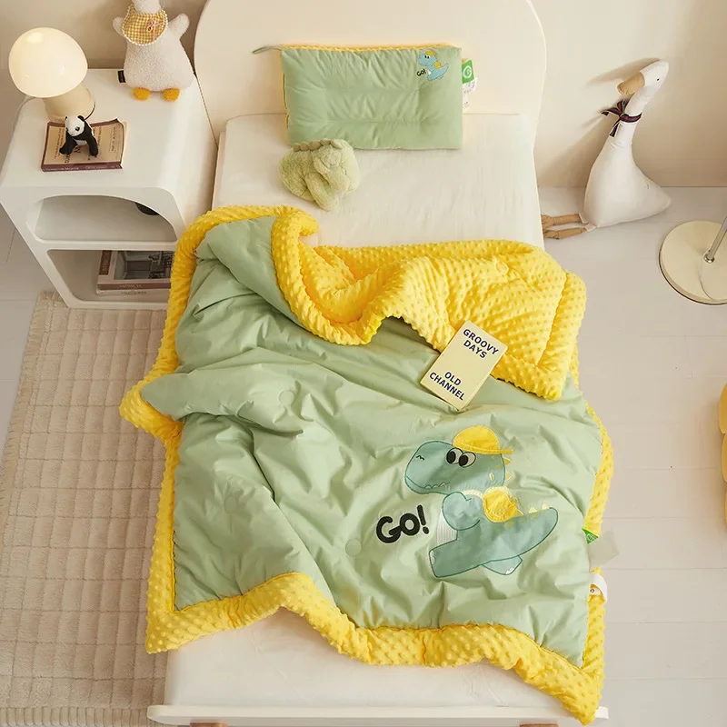 

Class a Kindergarten Duvet Bean Velvet Autumn and Winter Soybean Synthetic Quilt Cotton Bean Quilt