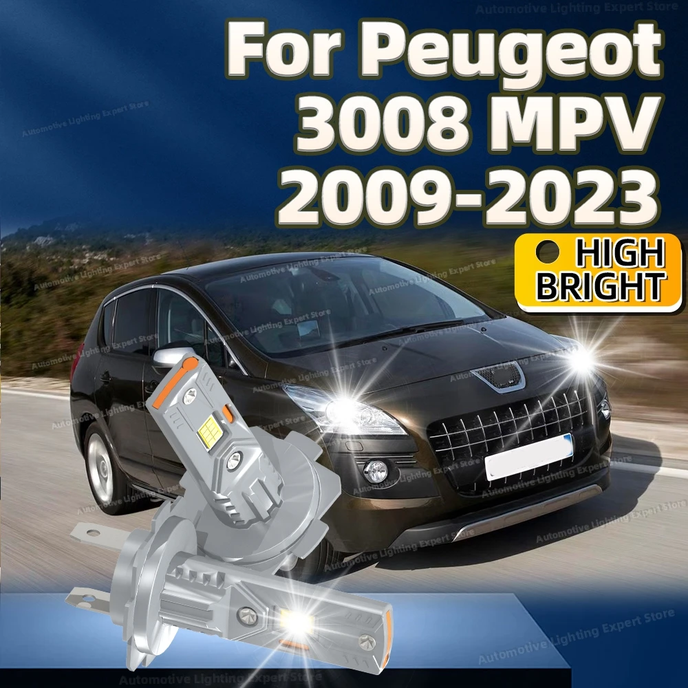 

LED Car Lights 30000LM Mini Lamp CSP Wireless Headlight Bulbs 6000K For Peugeot 3008 MPV 2009-2023 2010 2011 2012 2013 2014 2015