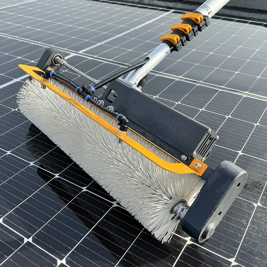 

6m Carbon Fiber Pole Electric Solar Water Cleaning Brush Automatic Solar Panel Washing Machine