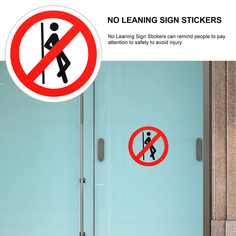 5 Pcs Workshop Safety Signs Do Not Rely on Labels Self-adhesive Warning Sticker Stickers The