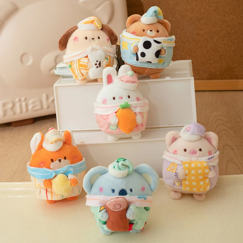 

Lovely Dumpling Plush Dog Bear Fox Toy Rabbit Pig Koala Doll Soft Gift Children Pillow Cushion