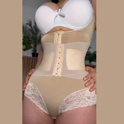 Fajas kobiety po porodzie modelujące garnitury modelujące damskie modelowanie talii modelowanie całego ciała gorset Waist Trainer gorset