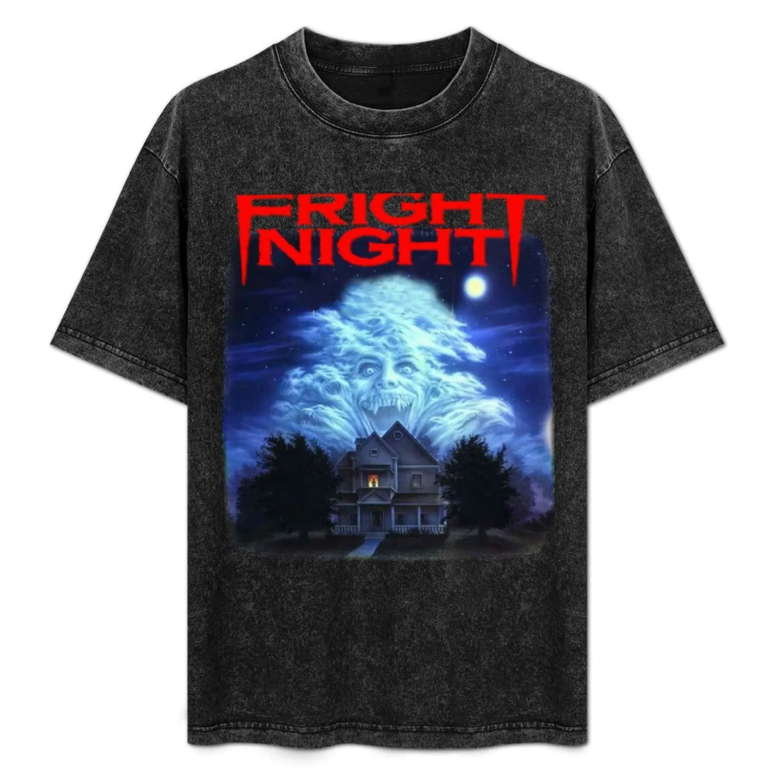 

Fright Night (Grunge) Transparent T-Shirt Large Size Casual Tee Shirt