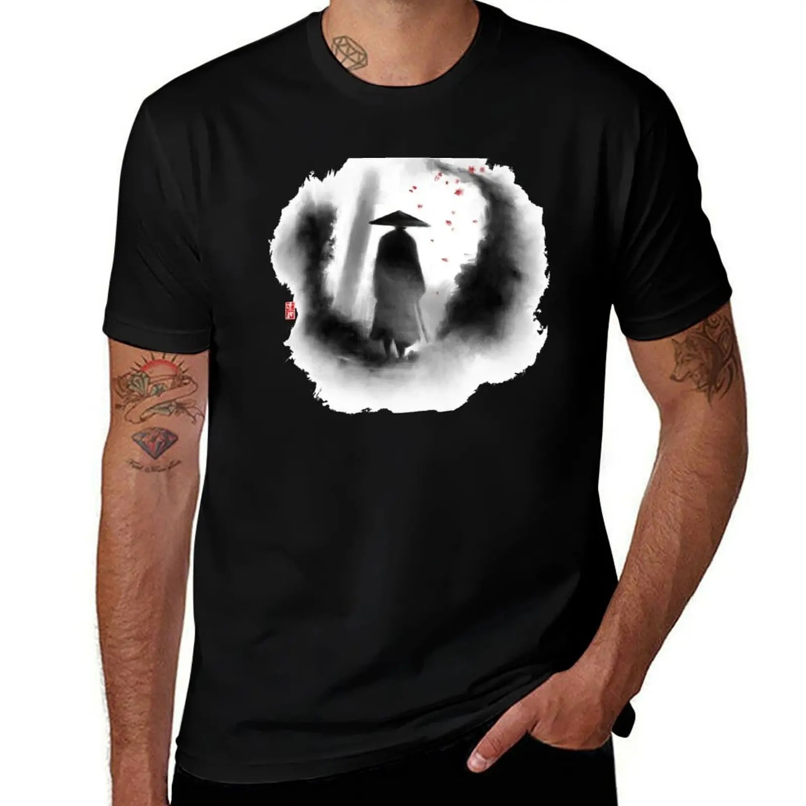 Ronin T-Shirt Basic Simple Design Short Sleeve Shirt T-Shirt
