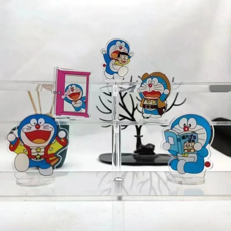 Anime Doraemon peripheral new Instagram style acrylic mini standing card machine cat 3cm standing card small gift