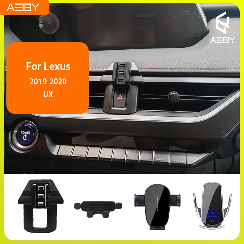 Für Lexus UX 2019-2020 Handyhalterung Auto-Mobiltelefon-Halterung Spezielle Fixierte Halterung Basis Kabellose Ladestation Innenraum