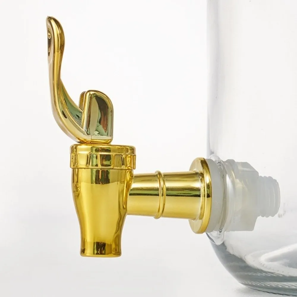 16mm Size Wine Bottle Faucet With Filter Electroplating Finish Drink Dispenser Faucet Leak Proof Plastic Material