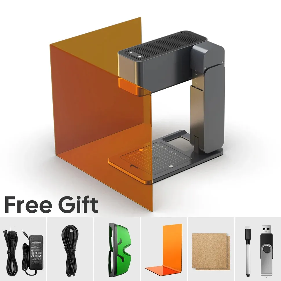 

Portable Engraving Laser Machine Mini Engraving Laser Machine Foldable Small DIY Laser Engraver Cutting Wood Models Leather