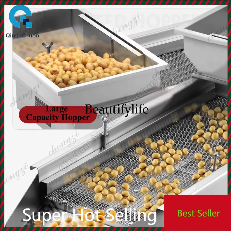 K182 Linear Vibrating Screen Use in Industrial And Food For Melon Seed Grain Hardware Parts Tea Vibrating Screen