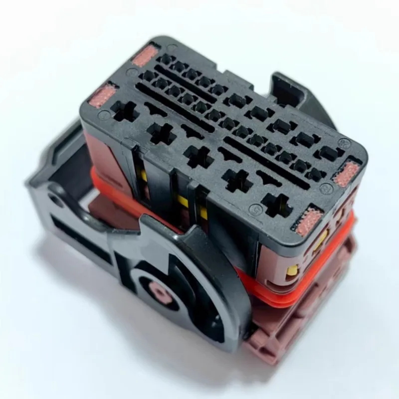 64318-1011 28 دبوس موصل سالب الإسكان، حقيقية 28 القطب غمد لسحب الأسلاك، غطاء موصل كهربائي، استبدال