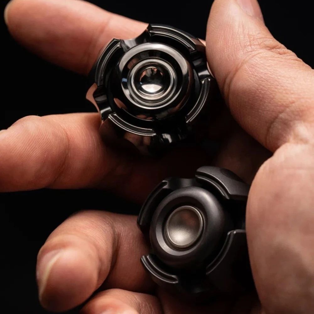 LAUTIE NoizC-Nano Fidget Spinner Noiz Series Stress Relief Toy Fidget Toys Adults Fidgeting Spinners Metal Anxiety Relief Gadget