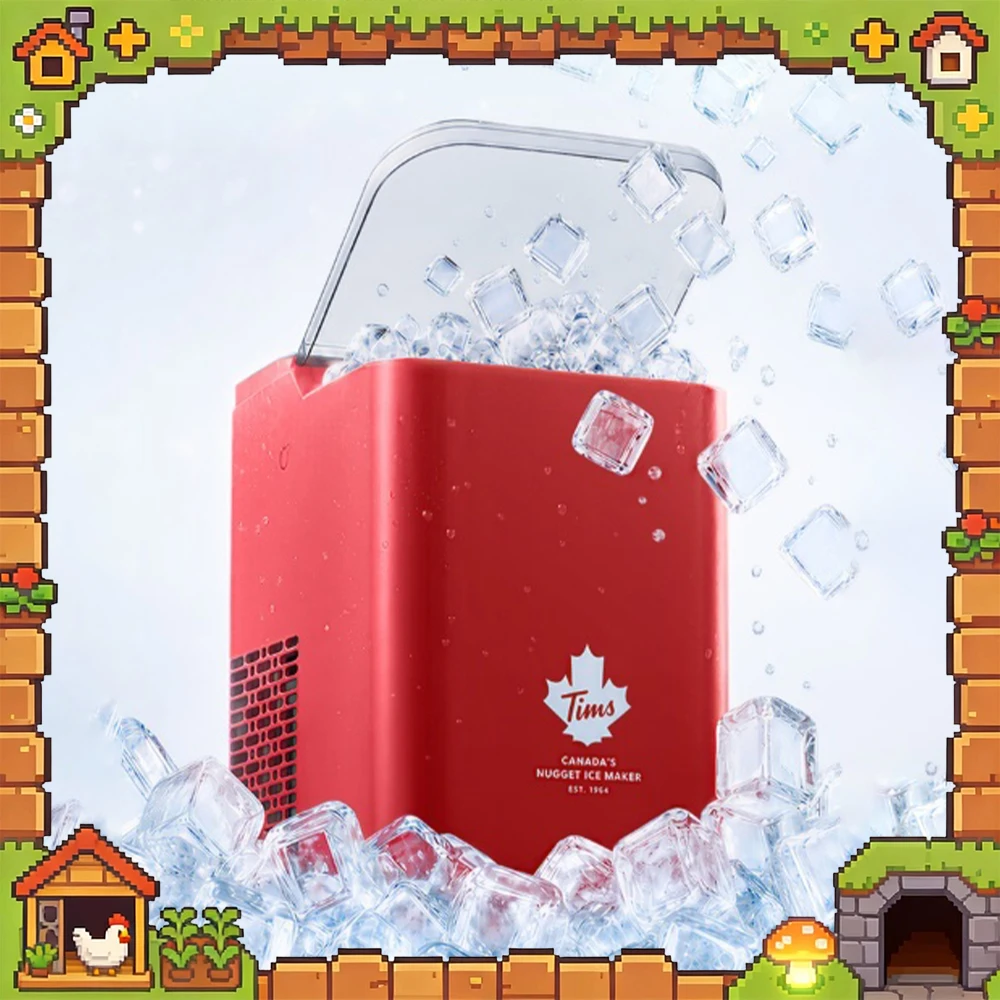 Tim Hortons Z5 Ice Machine Long-Term Guarantee No Ice Melting Large And Small Optional Desktop Ice Maker Intelligent Sensor Gift