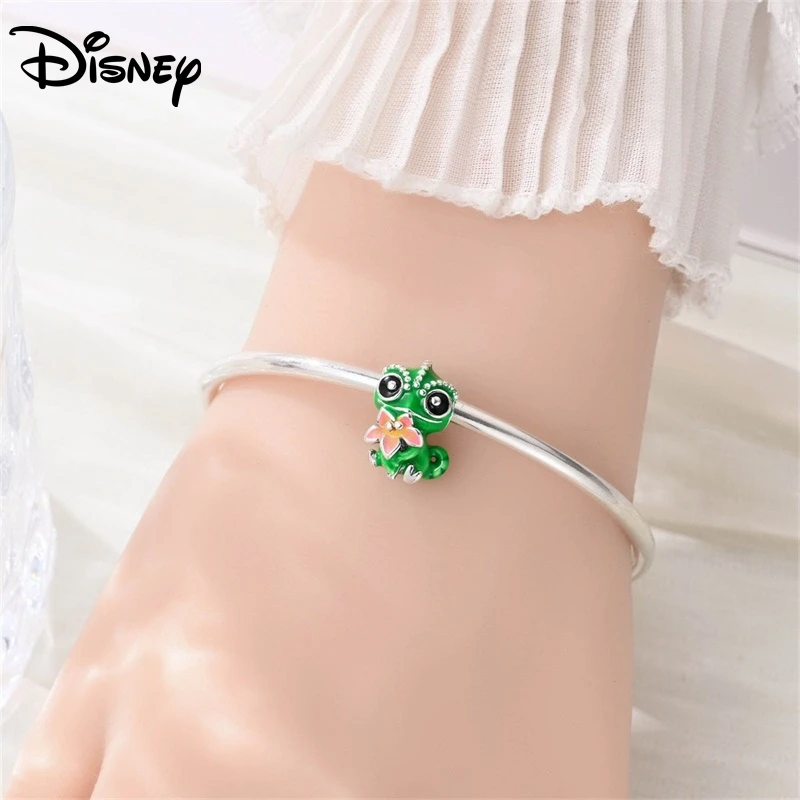 925 Silver Disney 2026 Hot Charms Stitch&Up Bead Pendant Fit For Necklace Original Bracelet DIY Festival Women's Party Fine Gift - view 6