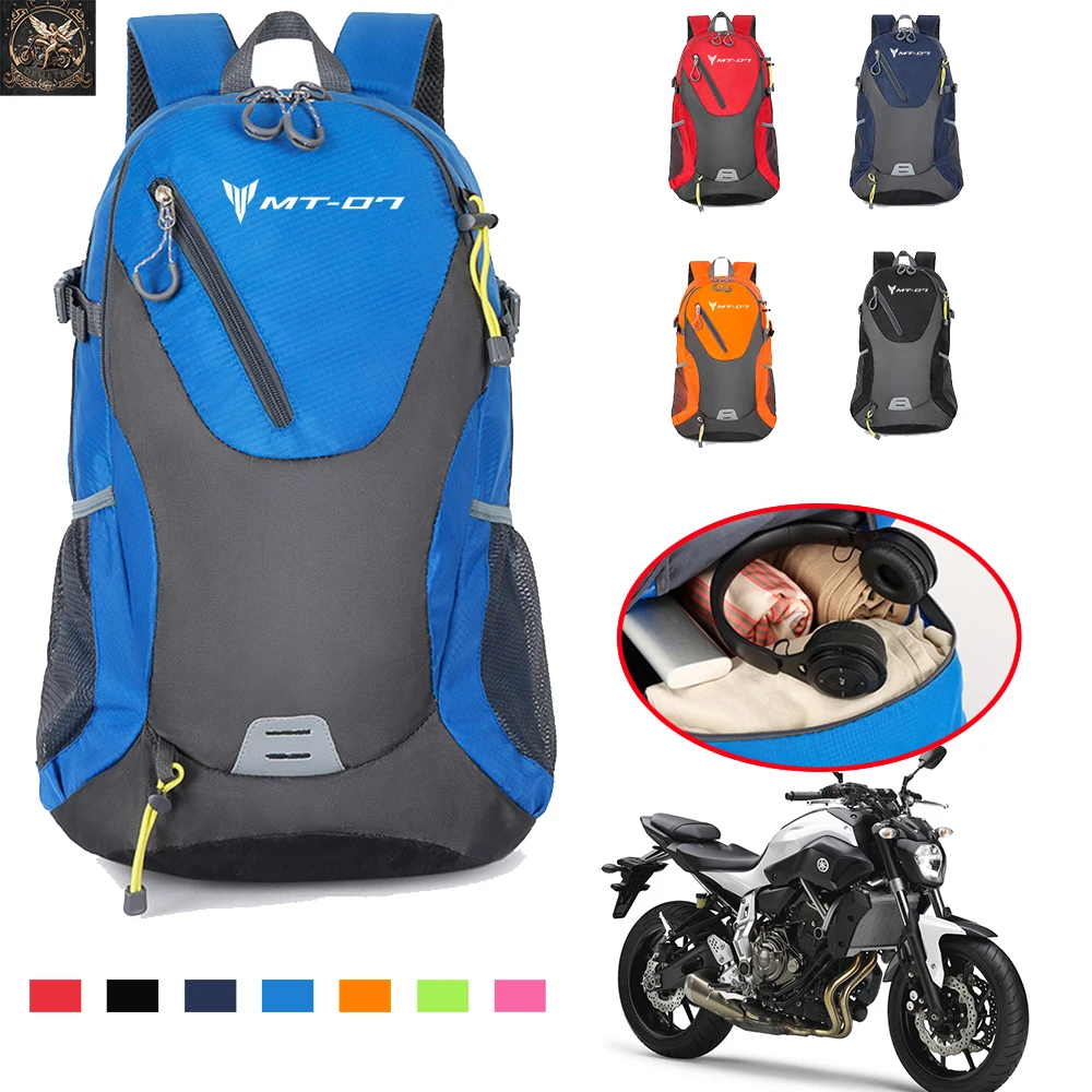 Grande Capacidade Mochila de Viagem para Homens e Mulheres, Montanhismo Bag, Outdoor Sports Acessórios, Yamaha MT-07, MT 07