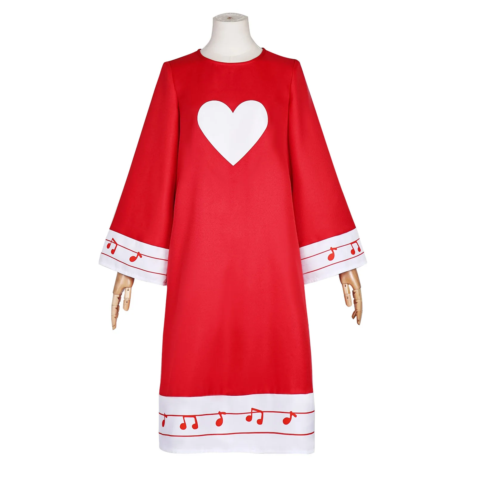

New Hell Inn Cosplay Costume - Hell Inn New Charli White Heart Dress Cosplay