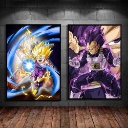 Canvas Artwork Classic Posters Dragon Ball Gogeta Vegeta Child Birthday Gifts Room Decoration Modular Prints Aesthetic Poster