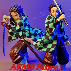 1/12 Scale Collectible Figure Kamado Tanjirou Robe Classic Plaid Jacket Cosplay Uniform 6Inch Male Soldier Action Figure Model