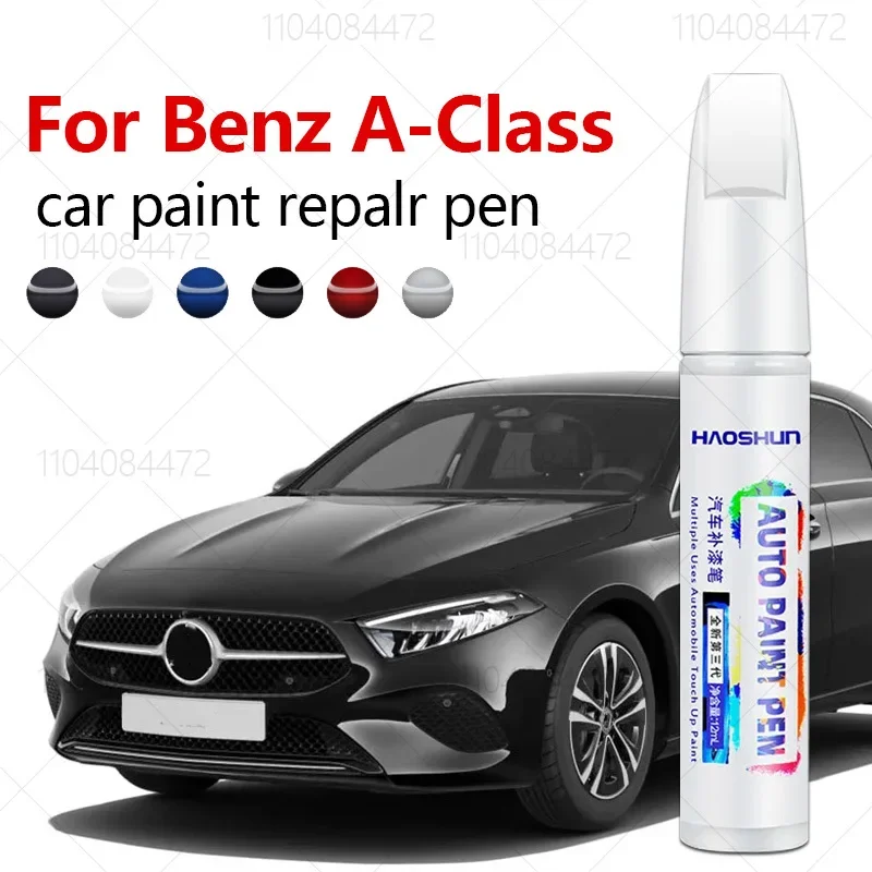 For Mercedes Benz A-Class 1997-2025 W169 W176 W177 Paint Repair Pen Touch Up Scratch Remover DIY Auto Accessories Black White