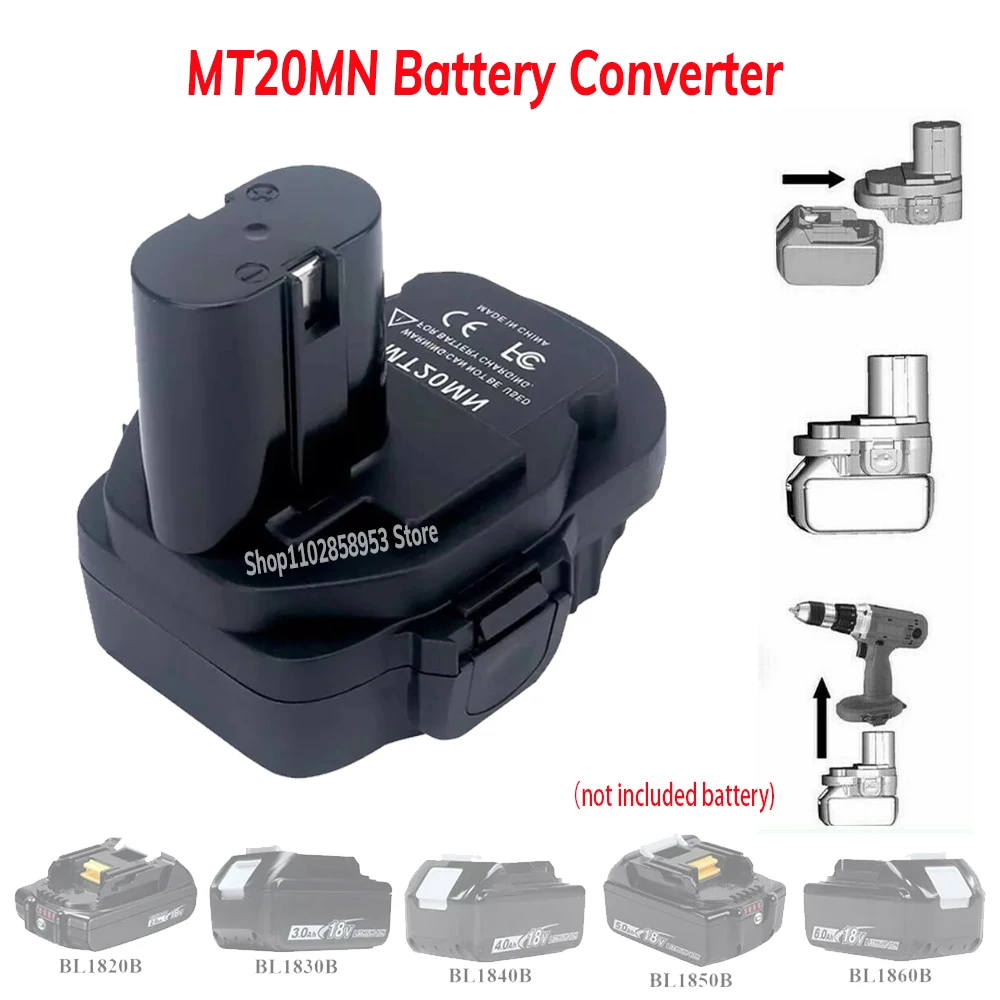Adaptador Makita MT20MN para baterías litio – conversión herramienta - imagen 3