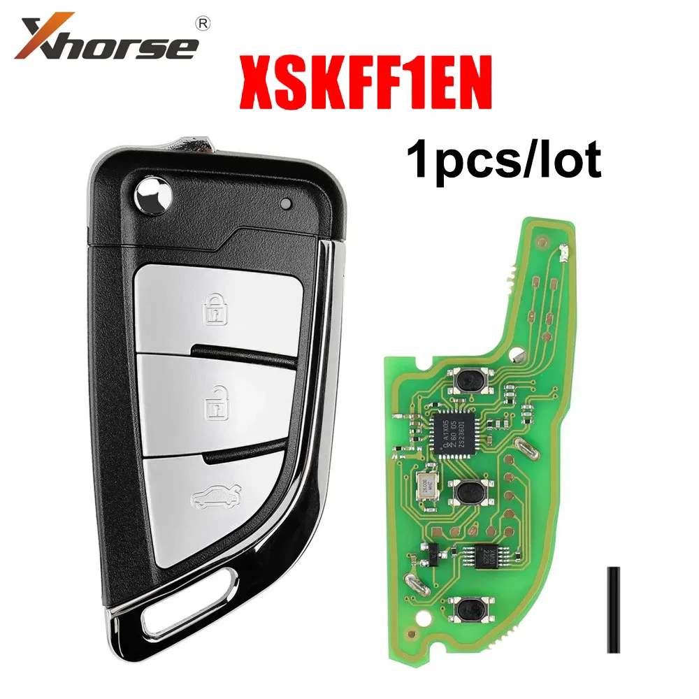 

1pcs Xhorse XSKFF1EN Universal Smart Key 3 Button Knife Style