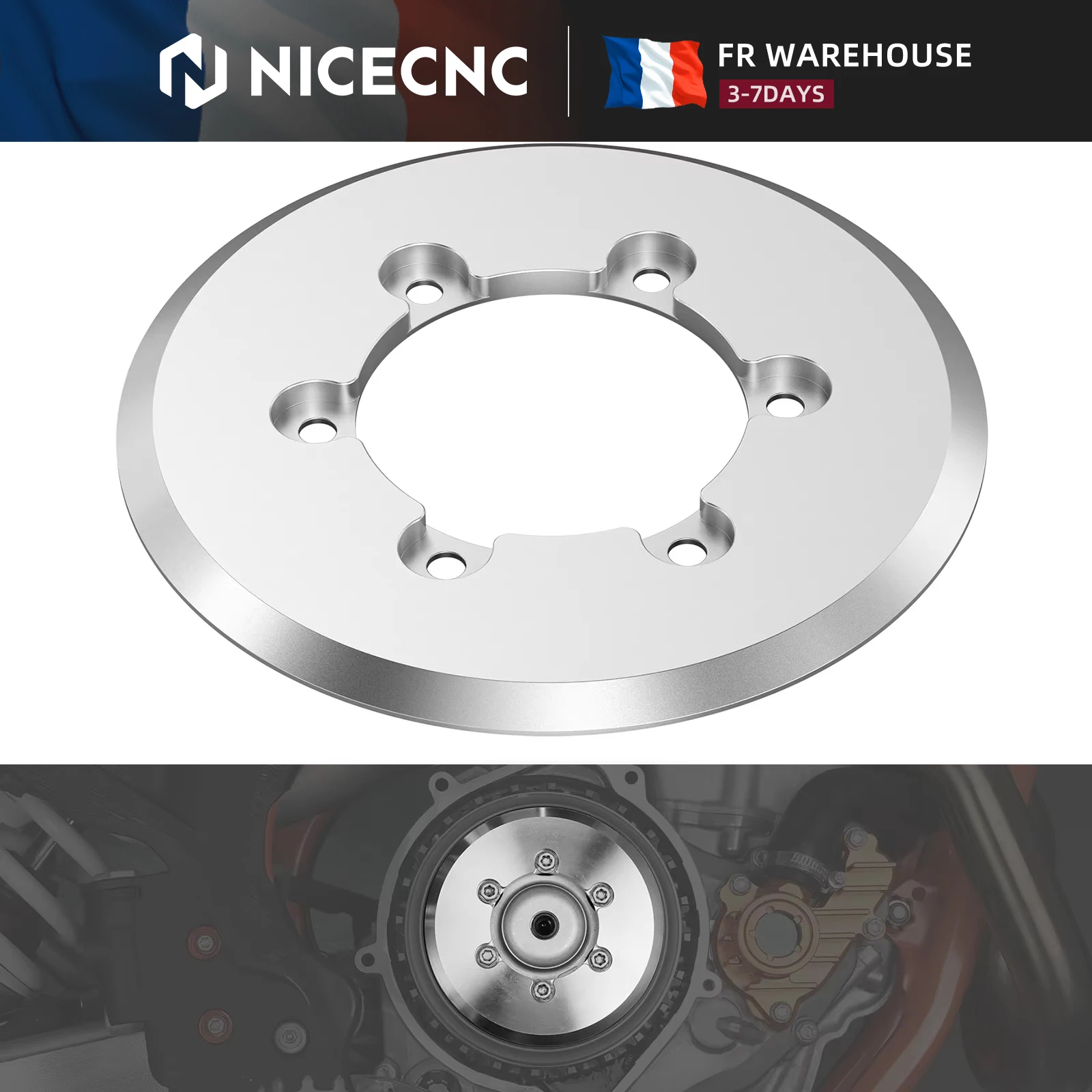 Disque de traction 9 oz pour KTM EXC 300 250 SX XC XC-W SIX-DAYS TPi 2013-2024, poids d'embrayage pour Husqvarna TE 300 TE 250 GasGas EC 300