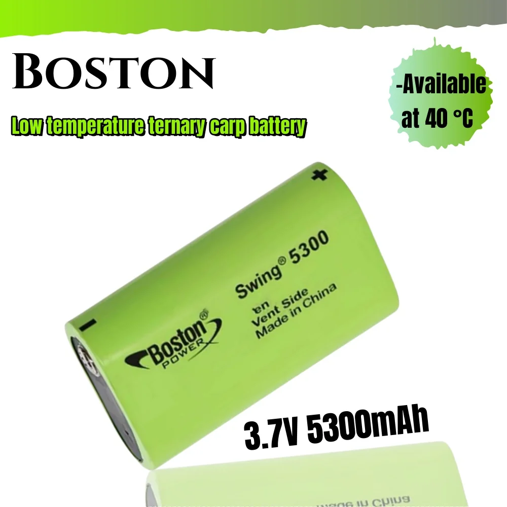 Isi ulang 3.7v suhu rendah suhu tinggi Boston Swing 5300 5300mah baterai sel bahan bakar Lithium baterai 13A Discharge