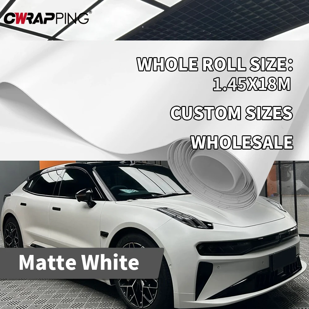 

Self Adhesive for Car Decal Sticker Self-adhesive Scratch-resistant Matte Car Wrapping Folie Air Release Auto Ornament Vehicle