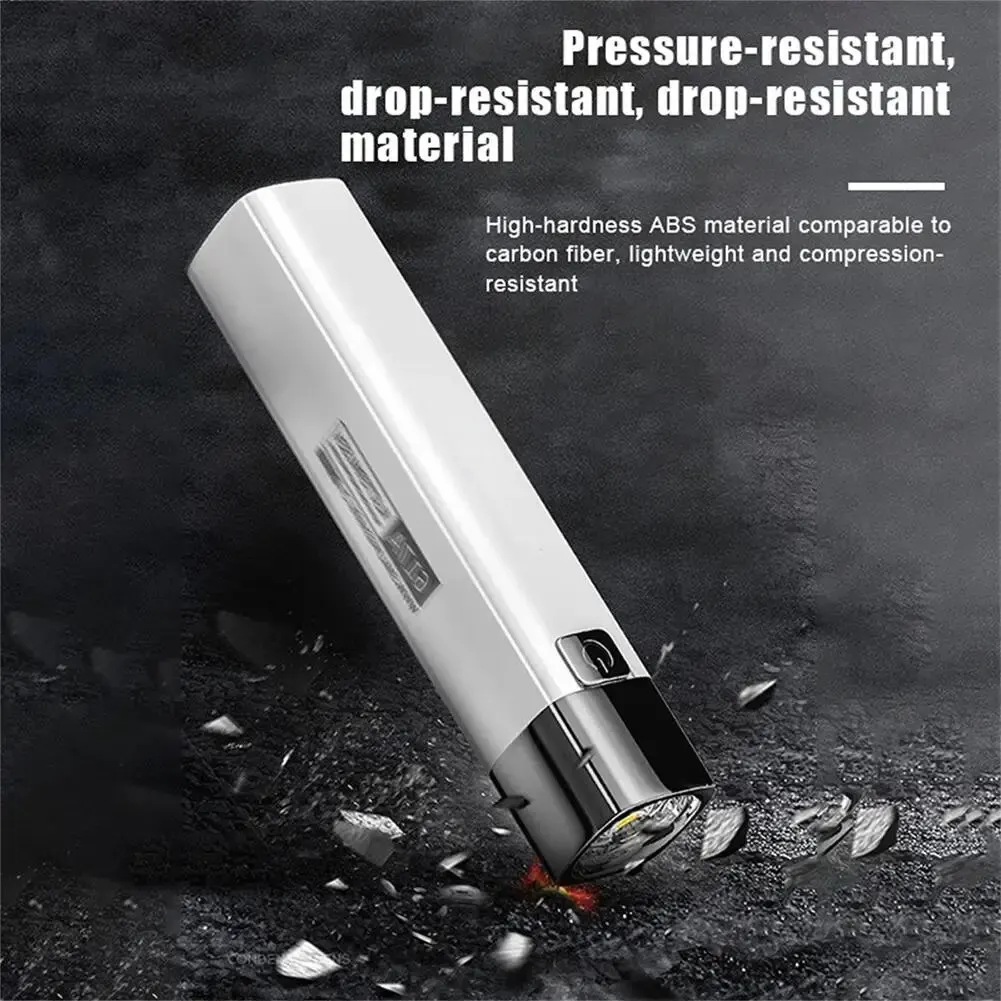 Portable Mini Flashlight Usb Rechargeable Super Bright Hand Lantern Outdoor Emergency Lighting Tool