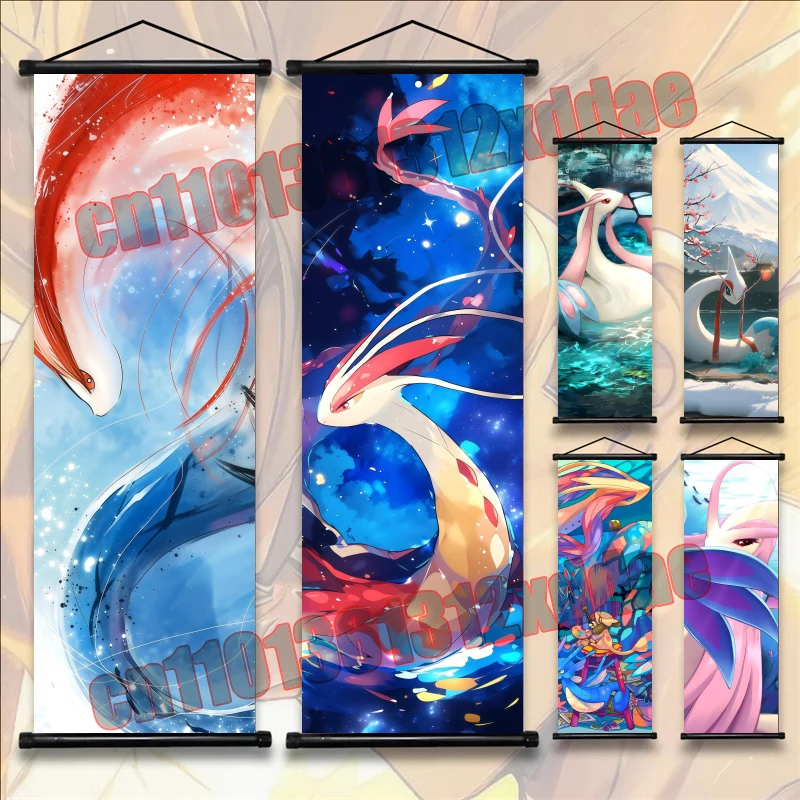 

Classic Cartoon Anime Pokemon Gardenoir High Quality High Definition Art Scroll Painting Suitable for Bedroom Decoration Gift