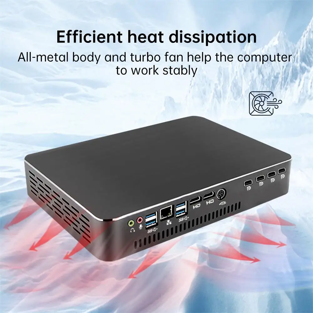 Msecore Mini computadora de escritorio con E3-1231V3 16G RAM 1T SSD P1000 Gráficos dedicados para edición de vídeo de diseño gráfico