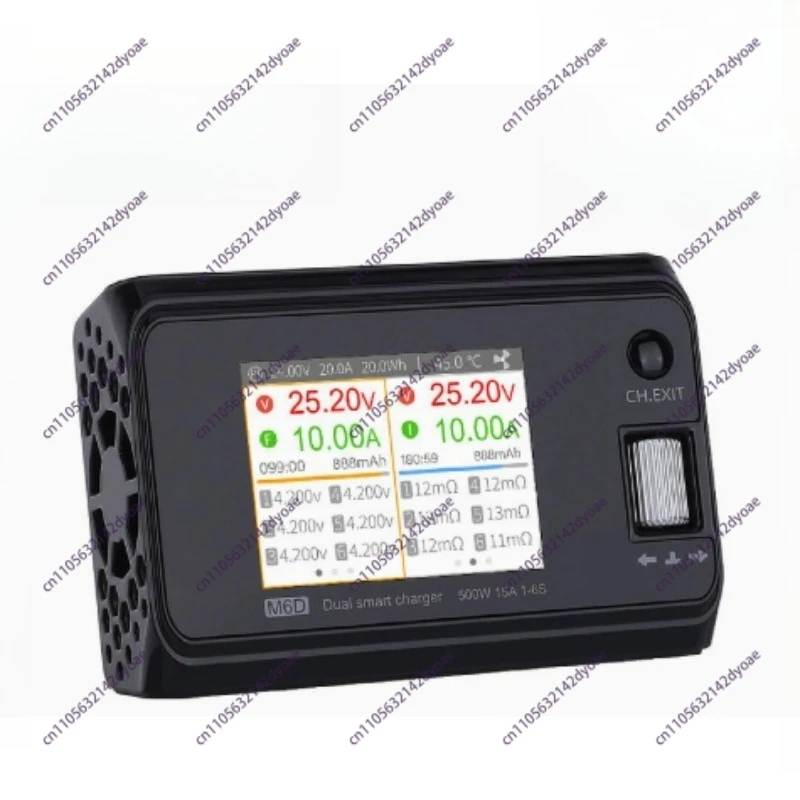 

Умное зарядное устройство-разрядник M6D V3 500W 15A DC с двумя каналами для LiPo аккумуляторов 1-6S, запчасть для FPV моделей, замена M8CCC