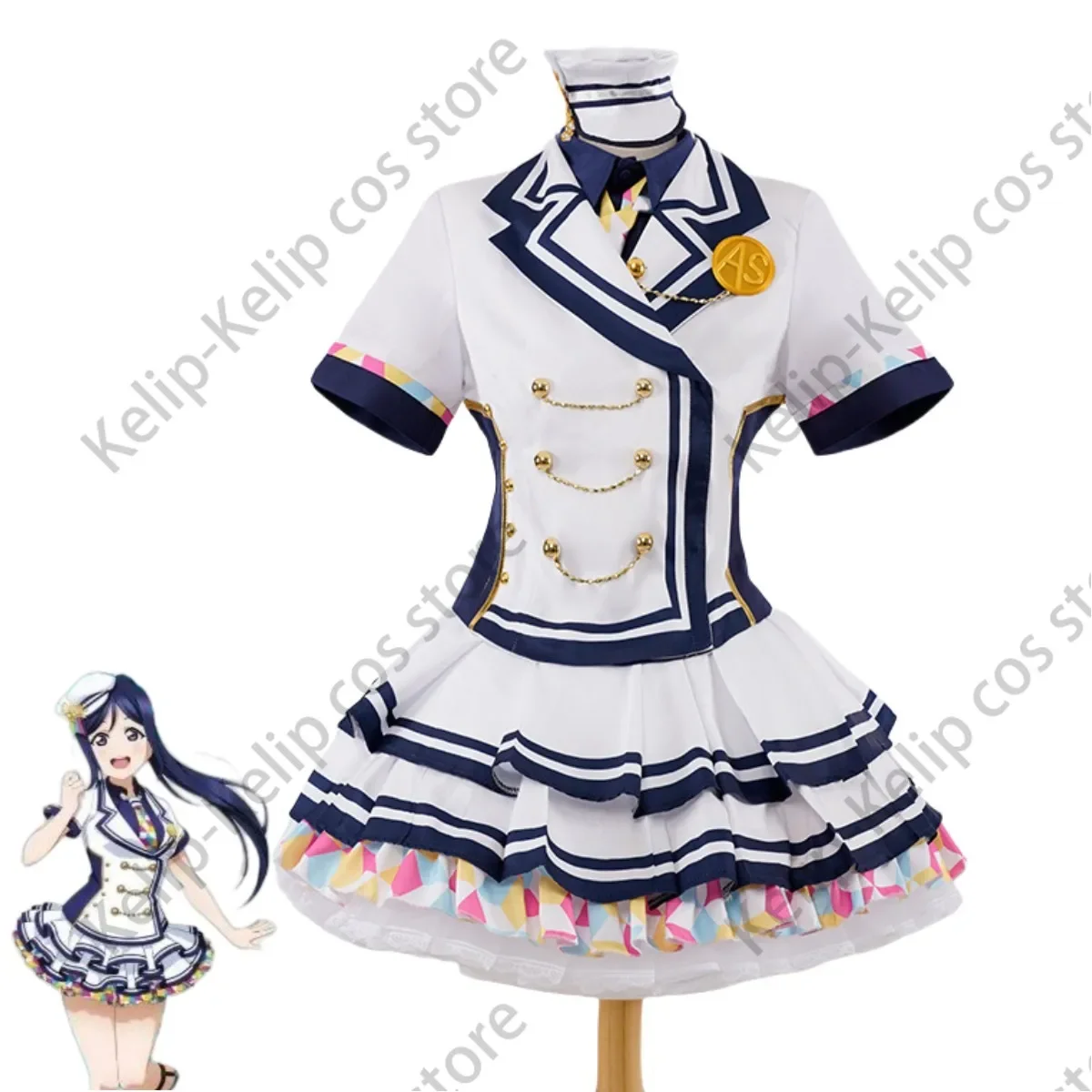 Lovelive!“School Idool Serie Honoka Kousaka Kotori Minami Sonoda Umi Cosplay Kostuum Thank Festival Jubileum Μs Aqours Pak