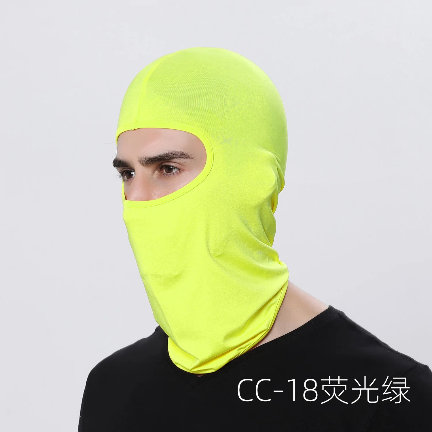 Masque de ski intégral pour hommes, cagoule noire, couvre-cou, couvre-tête protecteur