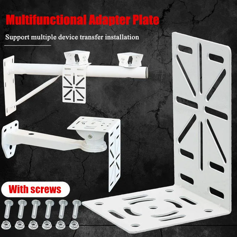 

High Quality Metal Steel Vertical Wall Mount Bracket Right Angle Reinforcing Plate for CCTV PTZ Dome Camera Ceiling Mounting