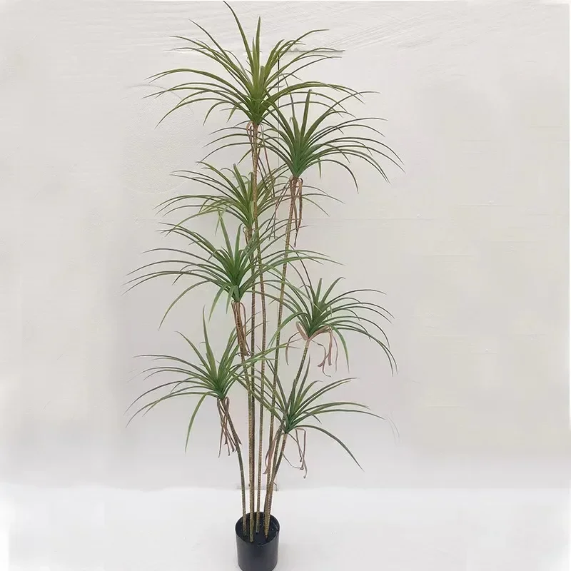 Simulation green plants, indoor and outdoor garden landscape ornaments, simulation asparagus tree, dragon blood tree