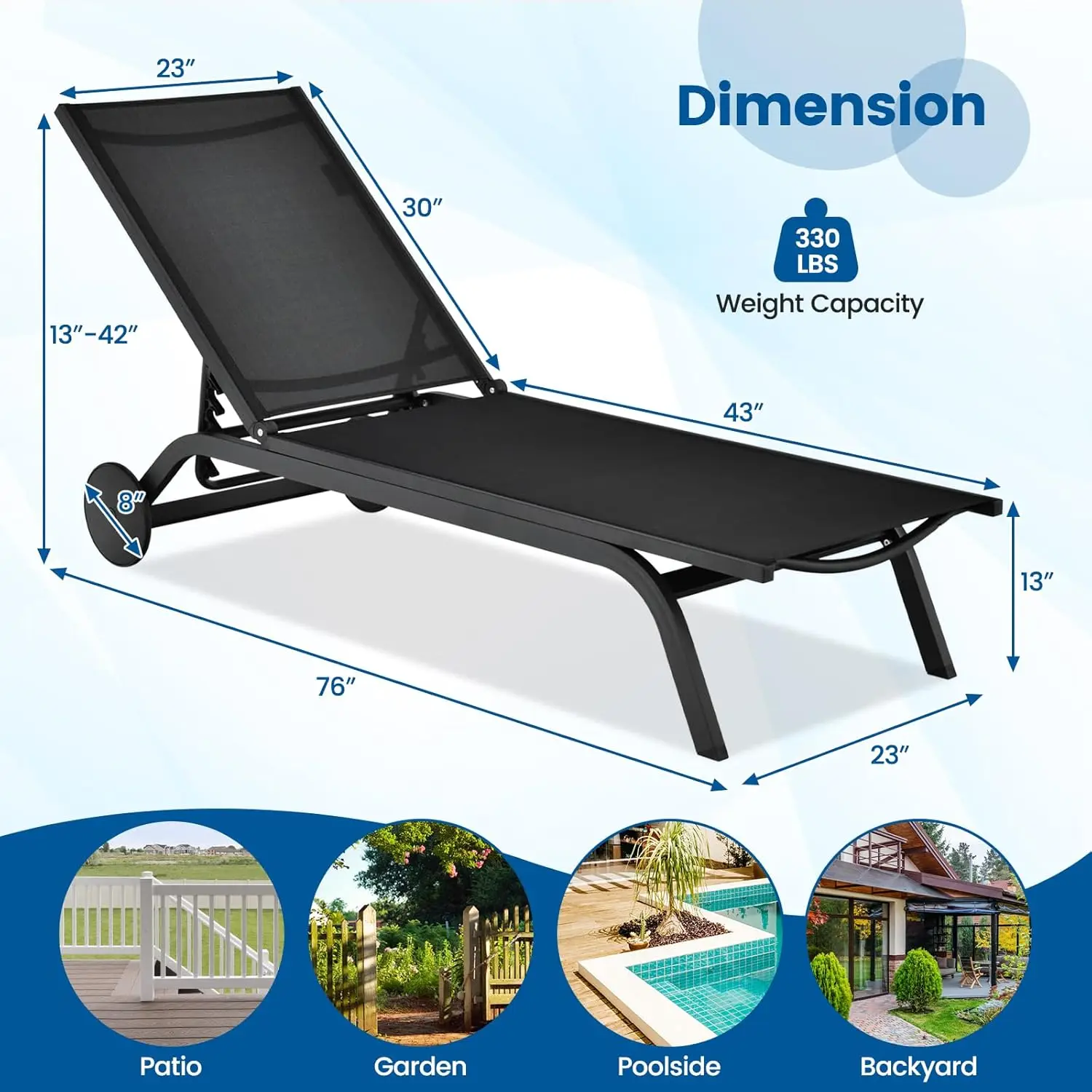 Thumbnail 3 - #17 Best Adjustable Sun Loungers to Buy In 2026
