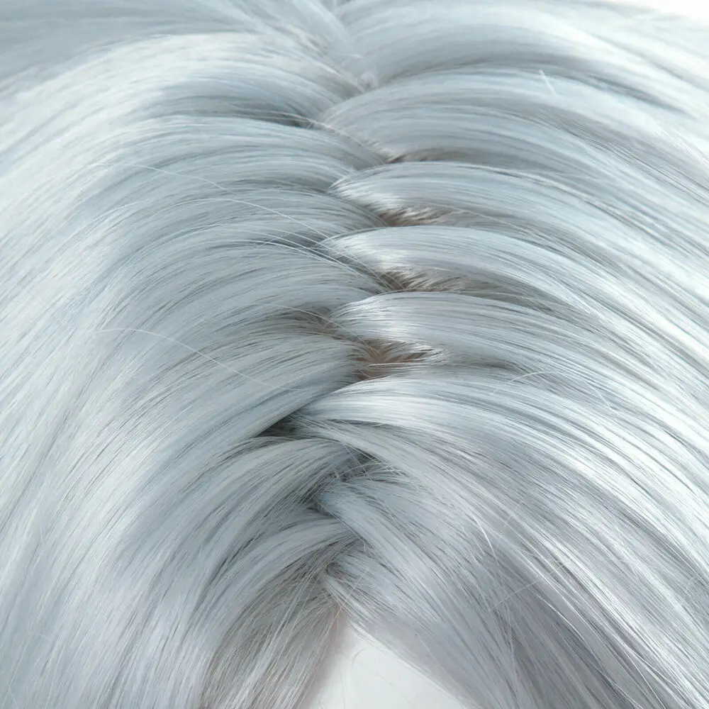 Silver White  Cosplay Short Straight Hair Wig