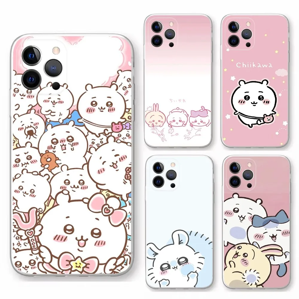 

Cartoon C-ChiikawaeS-S Phone Case For iPhone 15,14,13,12,11 Plus,Pro,Max,XR,XS,X,7,8 Plus,SE,Mini Transparent Shell
