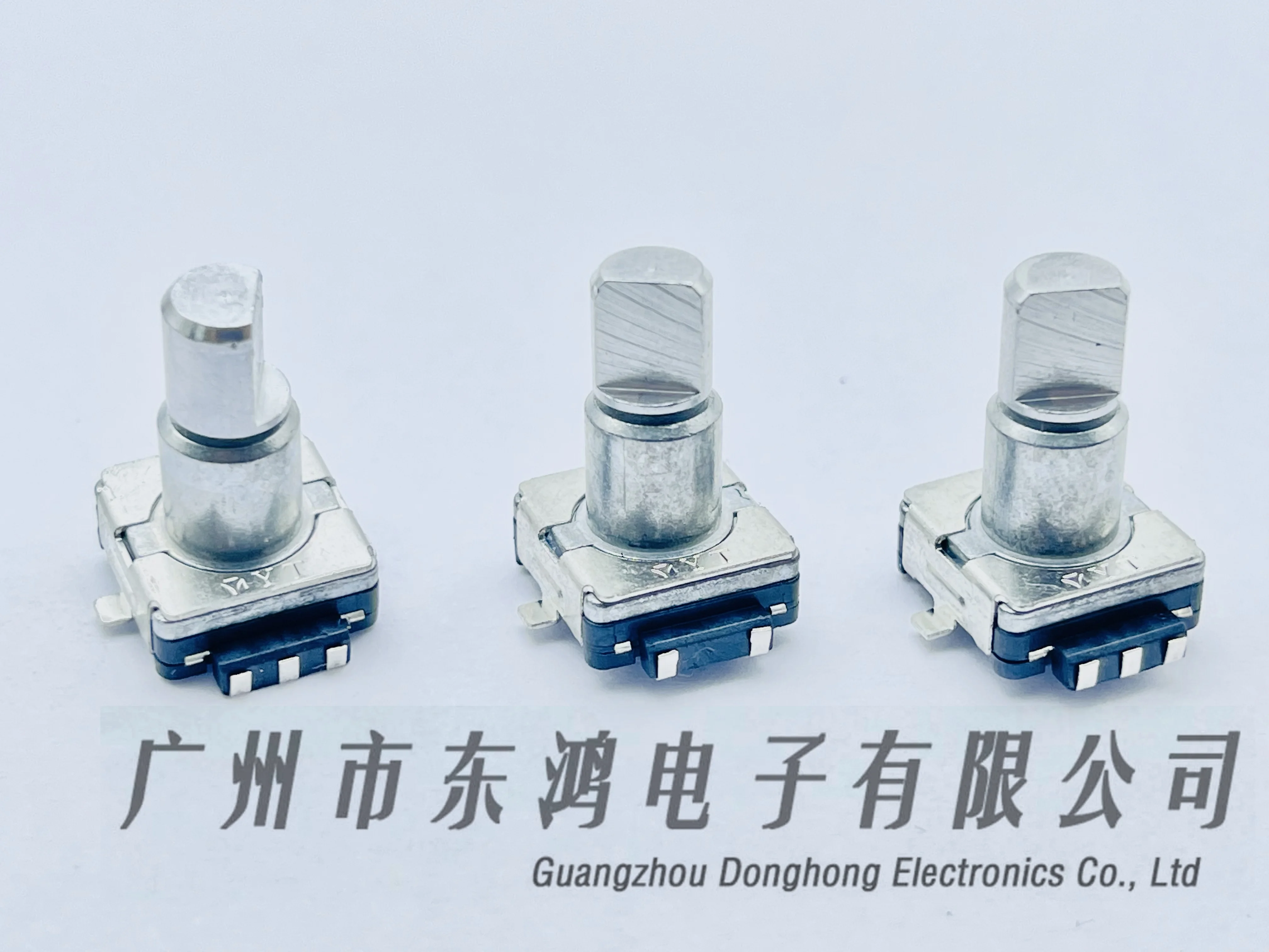 3 PCS  EC11 type patch foot with press switch  Mixer sound volume adjustment shaft length 14mm