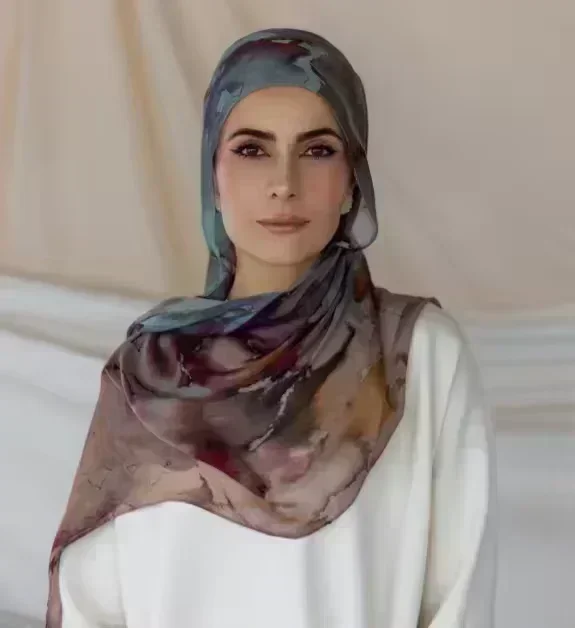 Lenço hijab modal estampado em mármore, algodão, viscose, rayon, macio, não transparente, tecido, xale feminino muçulmano, 180*80cm