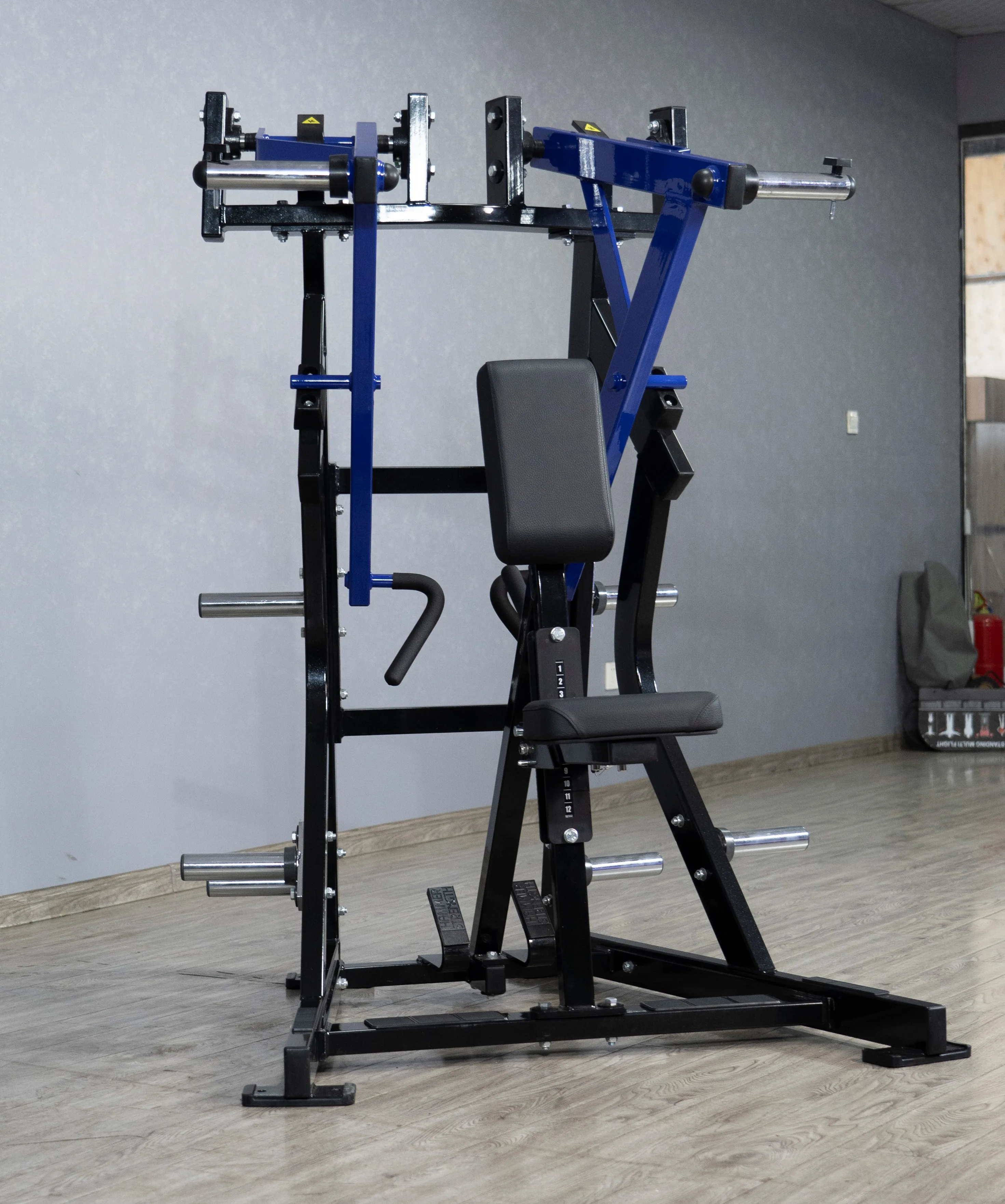 Factory Direct Supply Bodybuilding Low Back Pull Trainer Commercial Plate Loaded Iso-Lateral Rowing Low Pull Machine