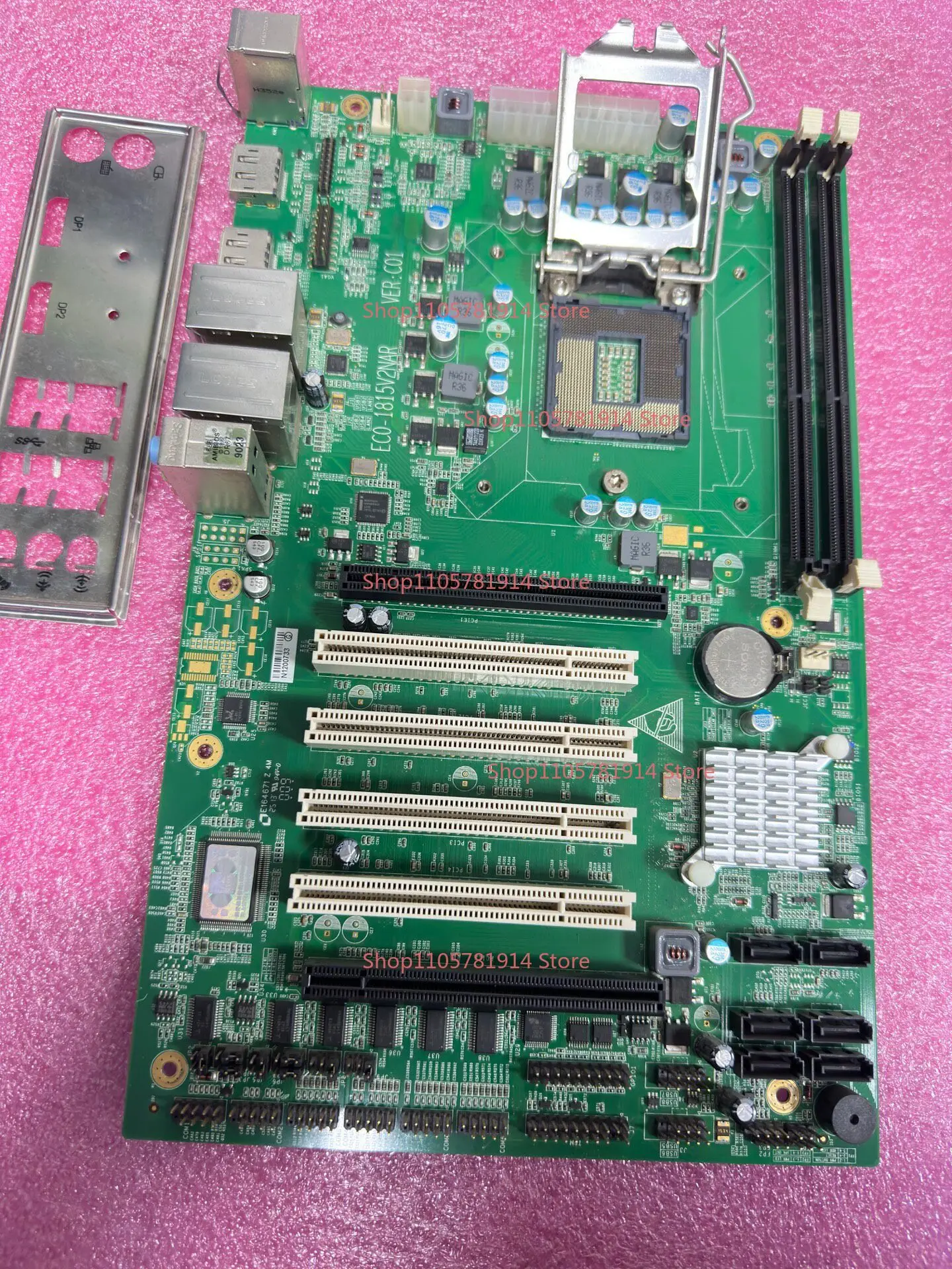 For EVOC ECO-1815V2NAR Industrial Computer Main Board Dual Network Port