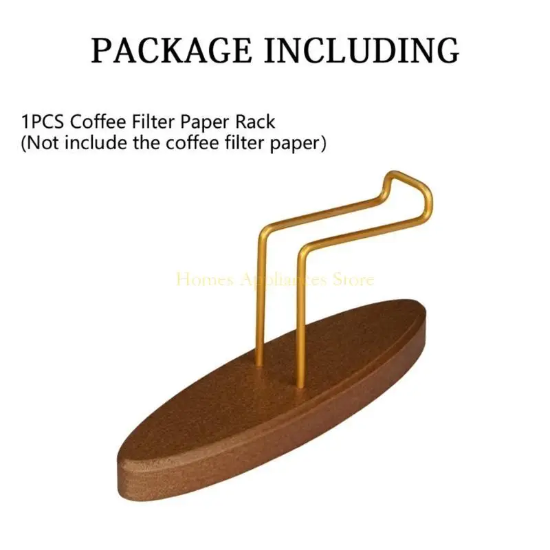 D0AB Hand Brewing Coffee Paper Solter Coffee Rack Ferramenta café Filtro café Placa café Suporte armazenamento